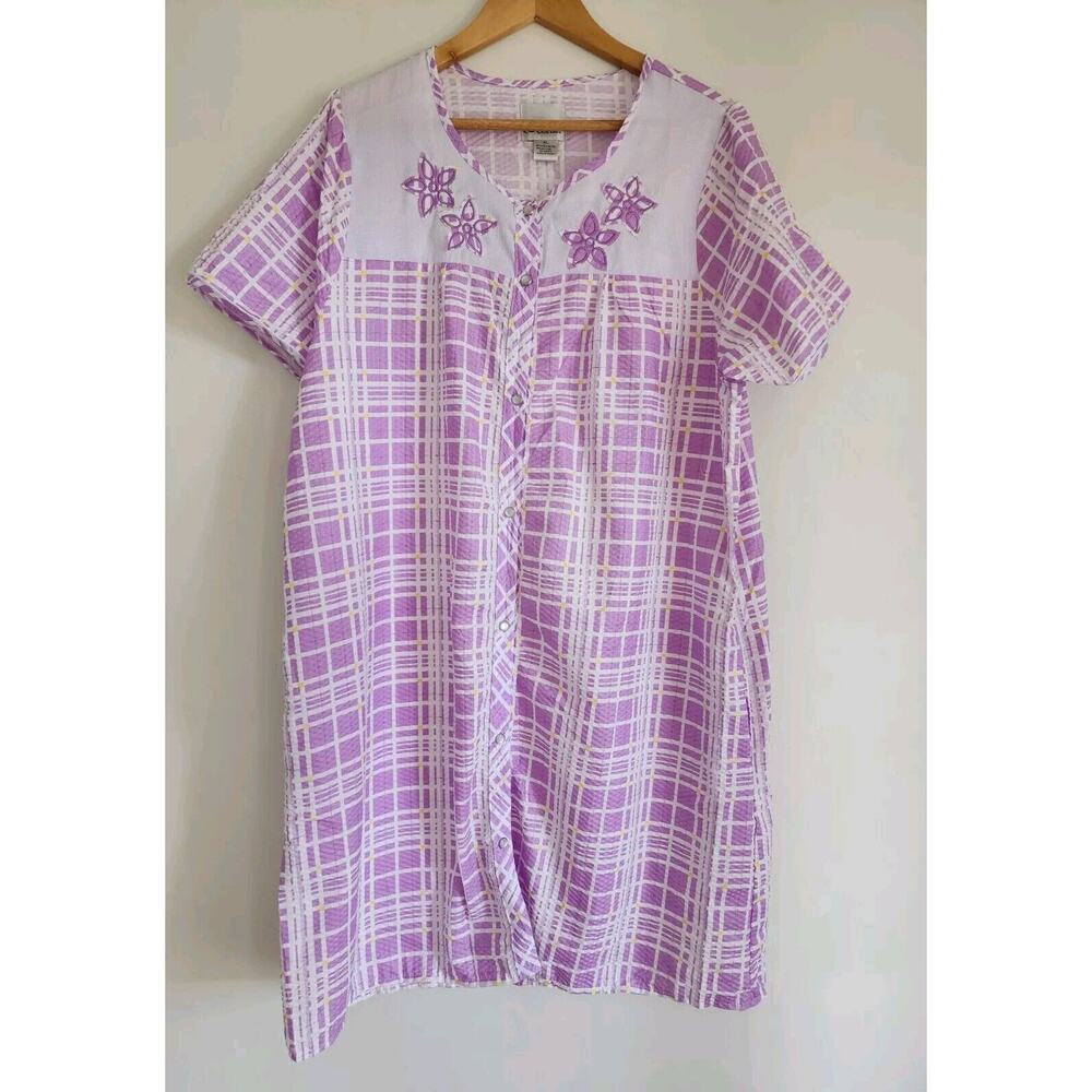 Cozee Corner Women's Nightgowns Green Asymmetric Size XL